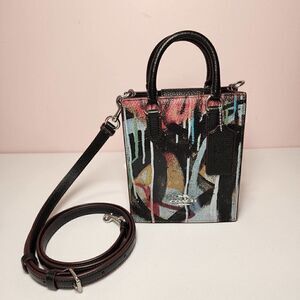 NWT CM213 Coach X Mint + Serf North South Mini Tote